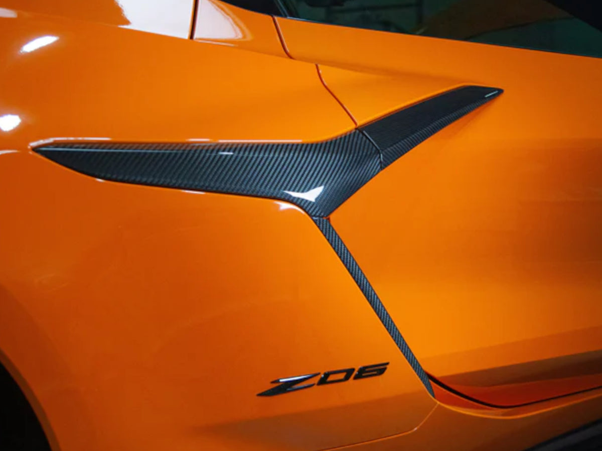 2020-25 Corvette Z06 - Door Handle Quarter Panel Trim - Carbon Fiber