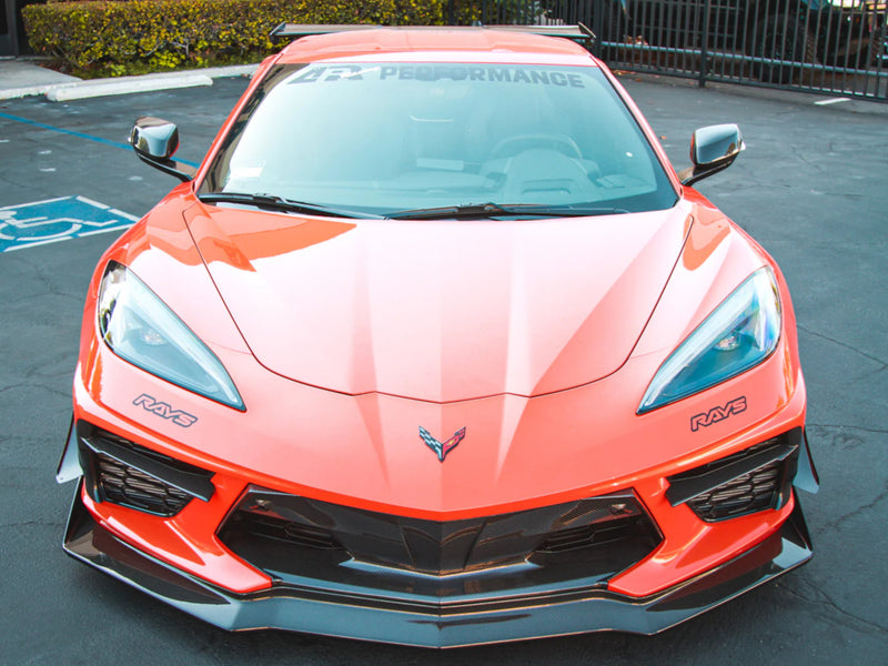 2020-25 Corvette - Front Bumper Side Bezels - Carbon Fiber
