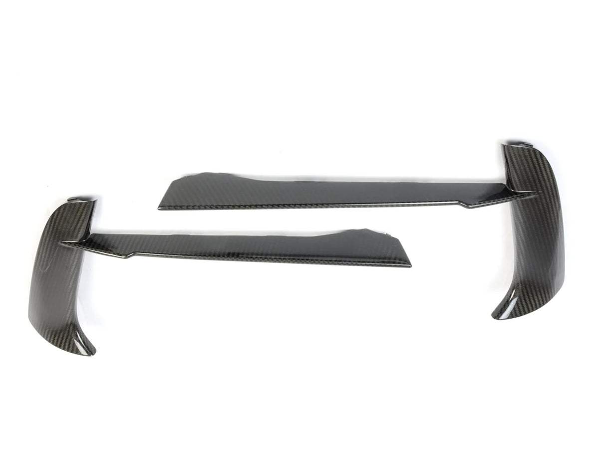 2020-25 Corvette - Front Bumper Side Bezels - Carbon Fiber
