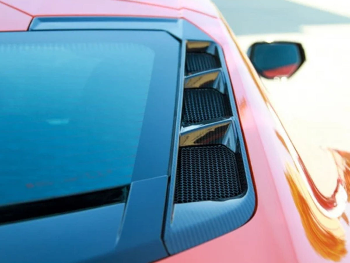 2020-25 Corvette - Rear Hatch Vents Replacement - Carbon Fiber