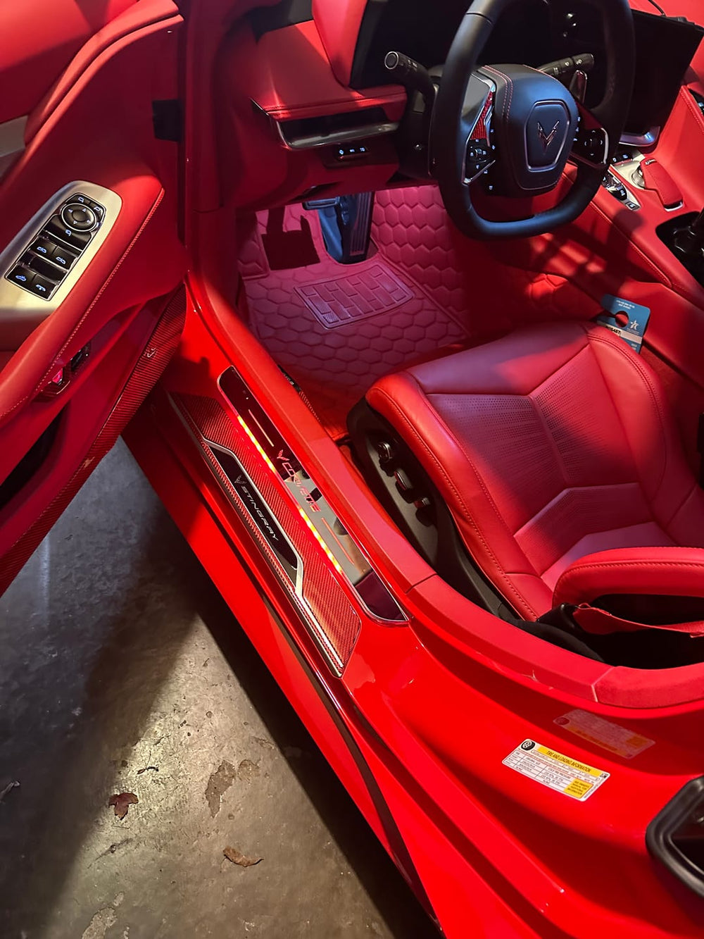 2020-27 Corvette - Floor Mats - Artificial Leather