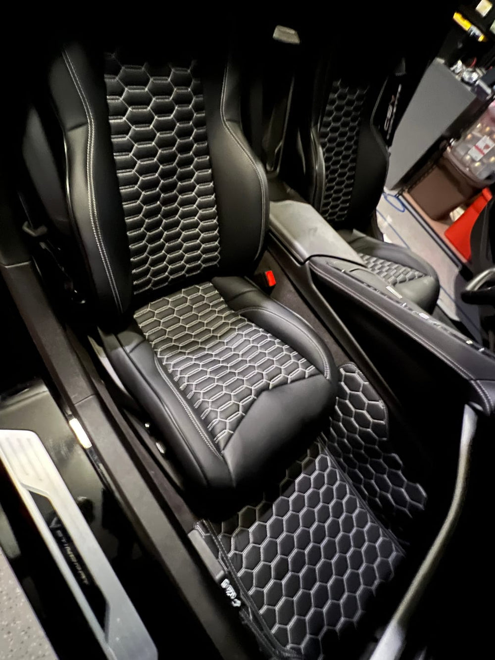 2020-27 Corvette - Floor Mats - Artificial Leather