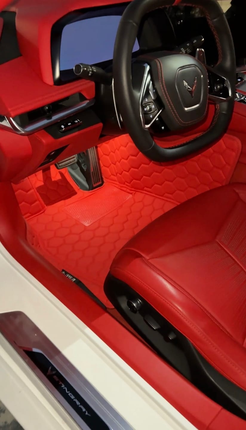 2020-27 Corvette - Floor Mats - Artificial Leather