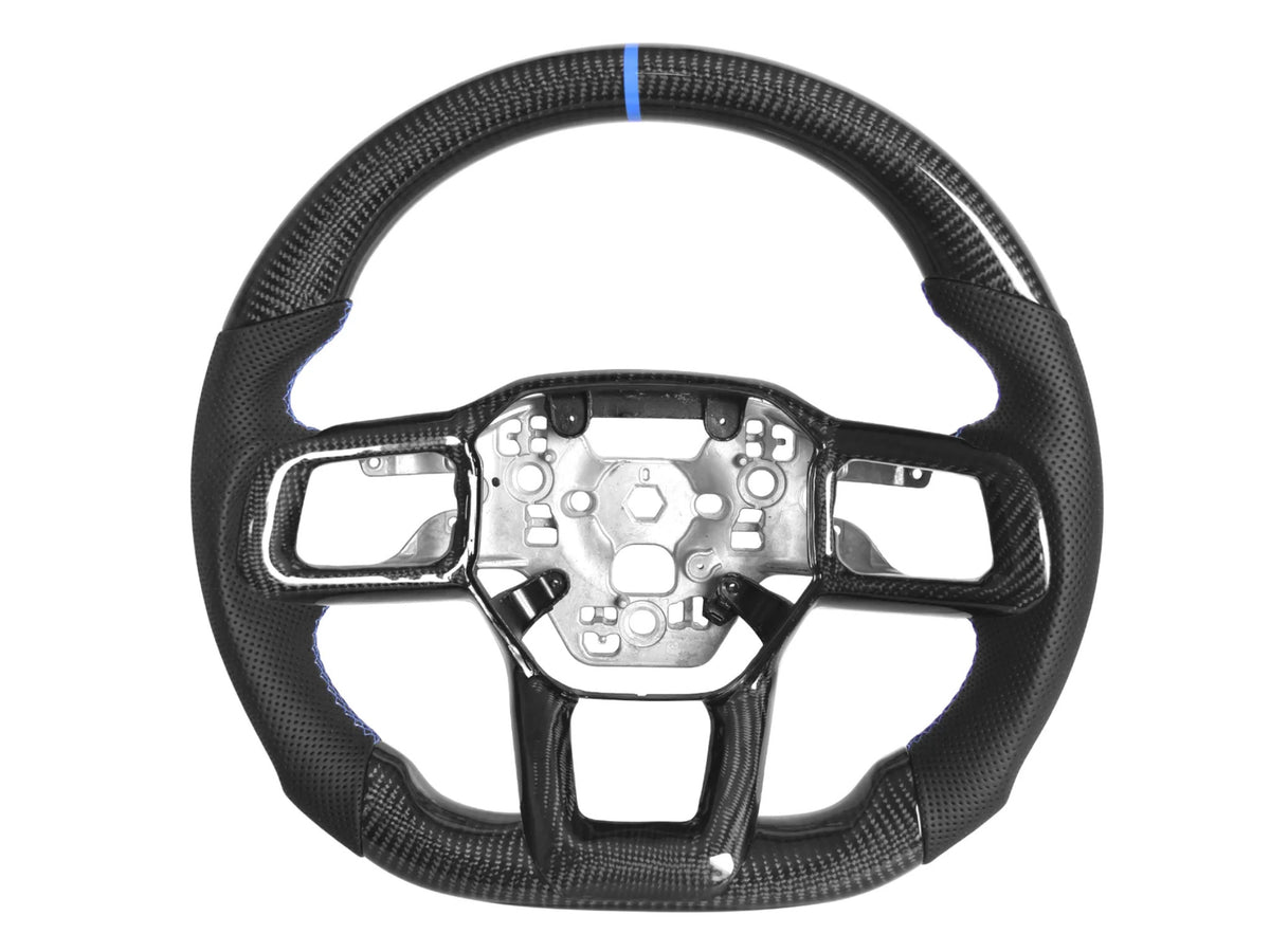 2024-26 Mustang - Steering Wheel Alcantara/Suede/Leather - Carbon Fiber