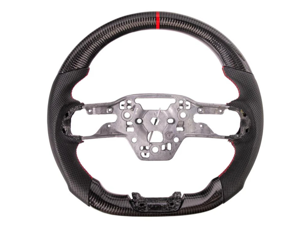 2024-26 Mustang - Steering Wheel Alcantara/Suede/Leather - Carbon Fiber