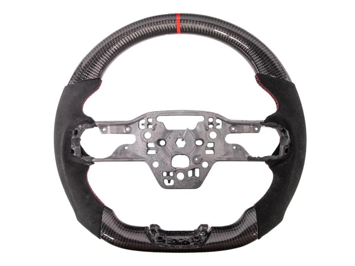 2024-26 Mustang - Steering Wheel Alcantara/Suede/Leather - Carbon Fiber