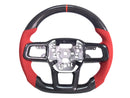 2024-26 Mustang - Steering Wheel Alcantara/Suede/Leather - Carbon Fiber