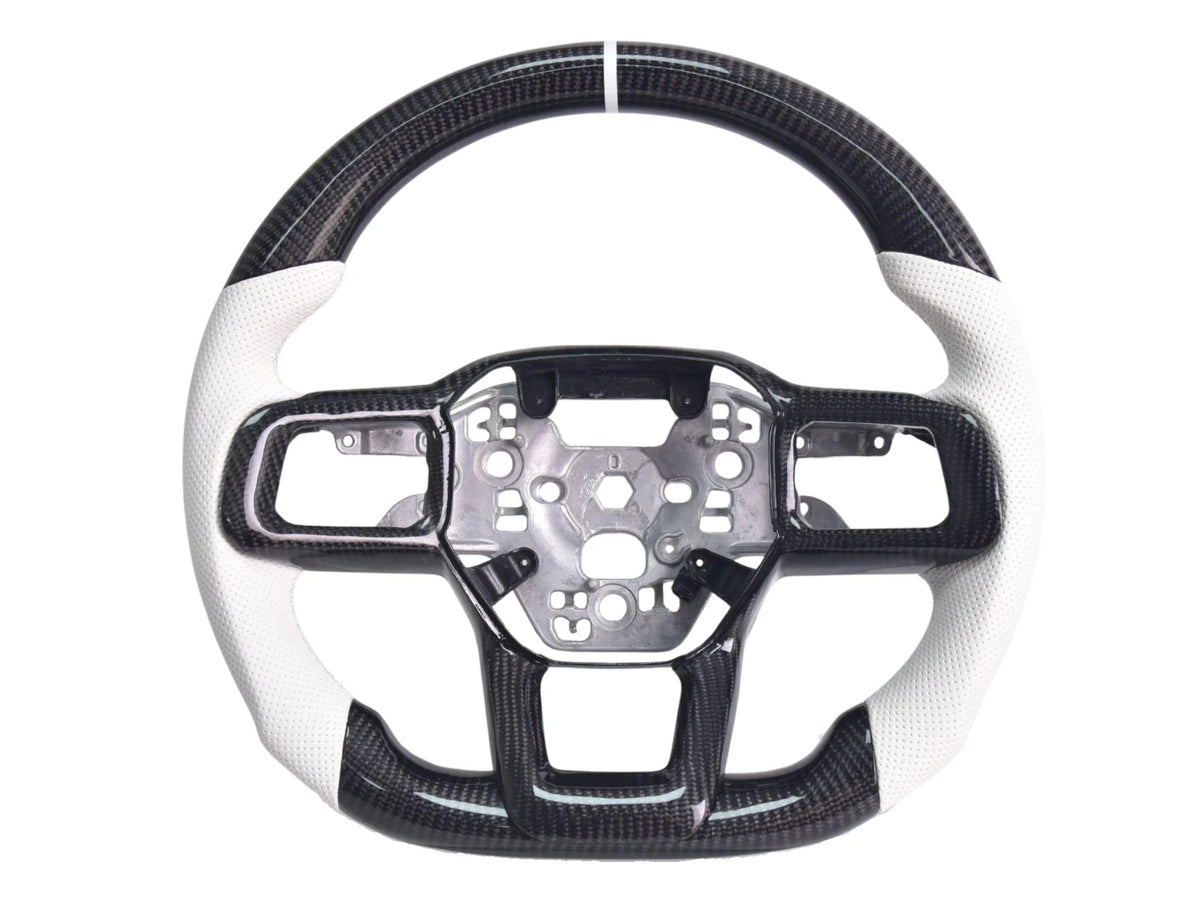 2024-26 Mustang - Steering Wheel Alcantara/Suede/Leather - Carbon Fiber