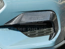 2024-25 Mustang Ecoboost - Lower Side Grille Bezel Covers - Carbon Fiber