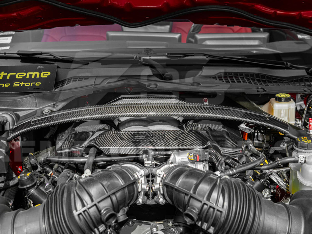 2024-25 Mustang GT Dark Horse - Engine Valve Cover - Carbon Fiber