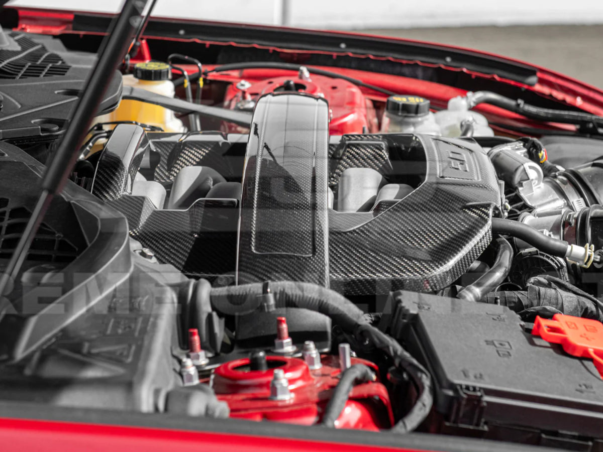 2024-25 Mustang GT Dark Horse - Engine Valve Cover - Carbon Fiber