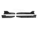 2024-25 Mustang - Side Skirt Extensions - Carbon Fiber