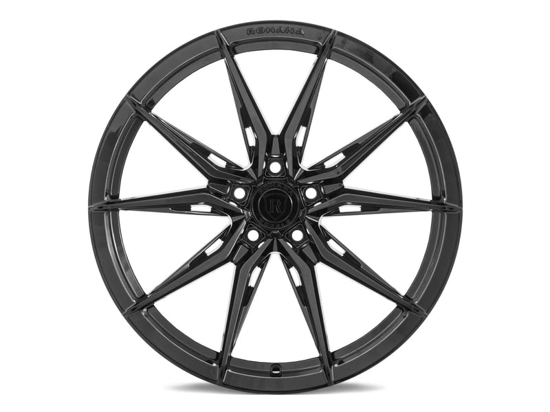 Challenger Charger - RFX13 Wheels - Gloss Black - Titanium - Bronze