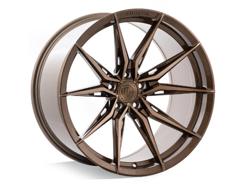 Challenger Charger - RFX13 Wheels - Gloss Black - Titanium - Bronze