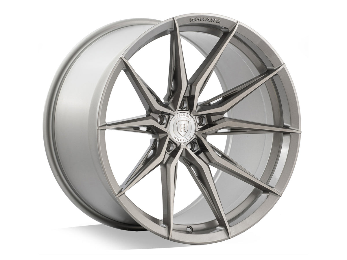 Challenger Charger - RFX13 Wheels - Gloss Black - Titanium - Bronze