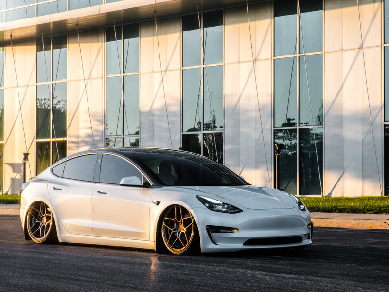 Tesla Model 3, Y - RFX11 Wheels - Gloss Black - Titanium - Bronze