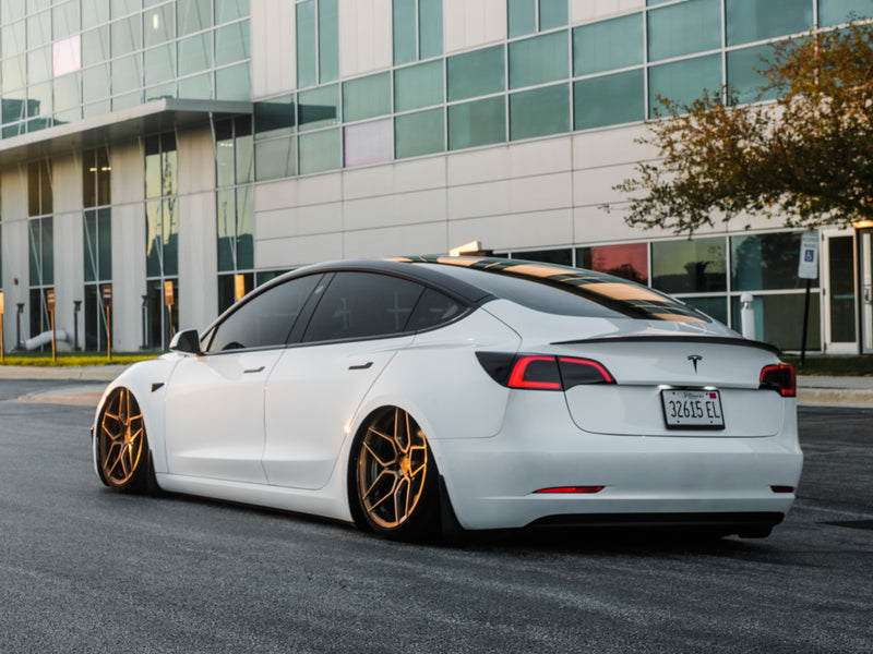 Tesla Model 3, Y - RFX11 Wheels - Gloss Black - Titanium - Bronze
