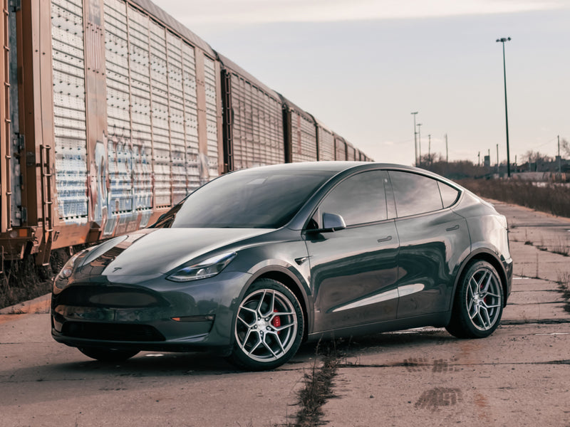 Tesla Model 3, Y - RFX11 Wheels - Gloss Black - Titanium - Bronze