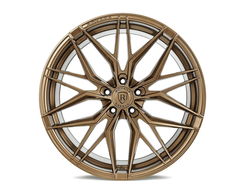 Tesla Model 3, Y - RFX17 Wheels - Gloss Black - Titanium - Bronze