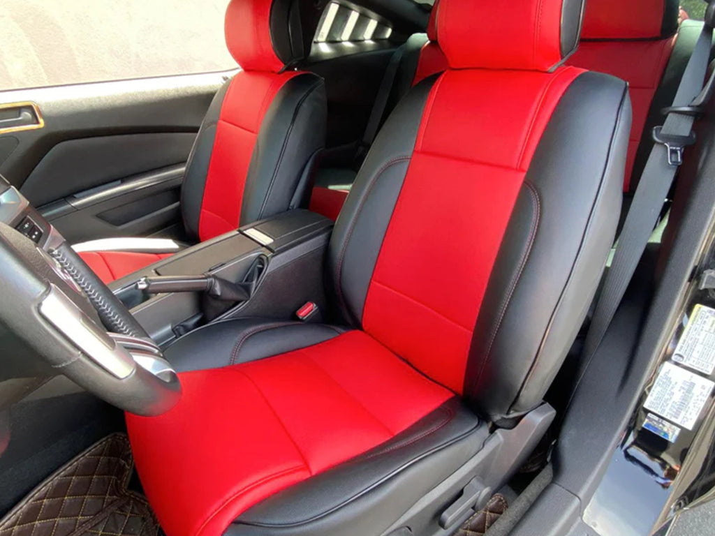 2010 14 Mustang Seat Covers Front and Rear Artificial Leather