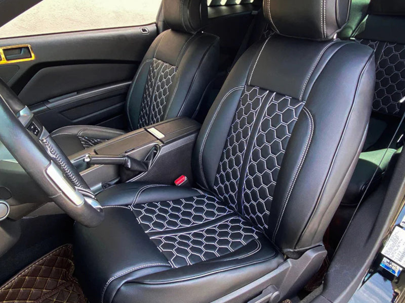 2010-14 Mustang - Seat Covers Front and Rear - Artificial Leather