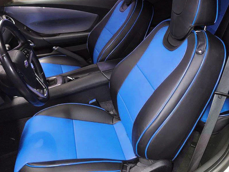 2010-15 Camaro - Seat Covers Front and Rear - Artificial Leather