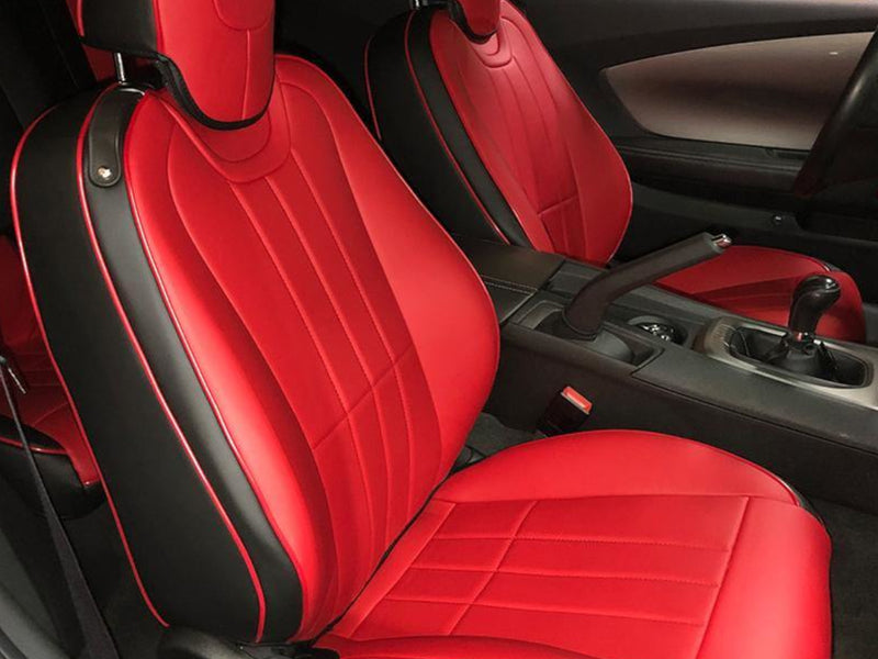 2010-15 Camaro - Seat Covers Front and Rear - Artificial Leather