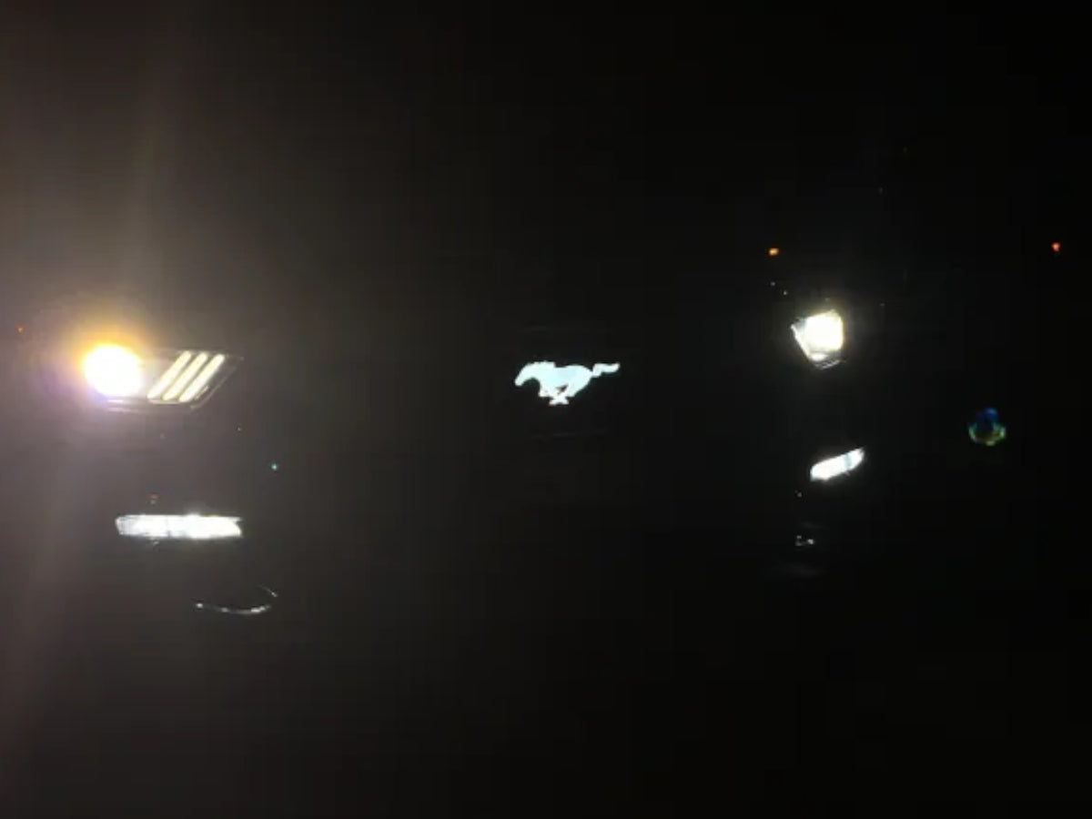 Mustang Pony LED Badge