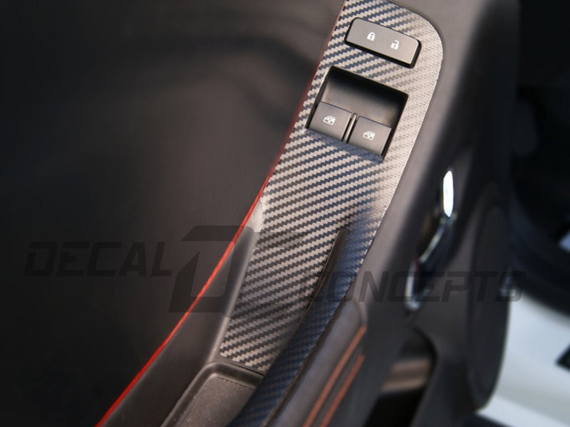 2012-15 Camaro - Door Control Panel Trim Accent Decal Kit