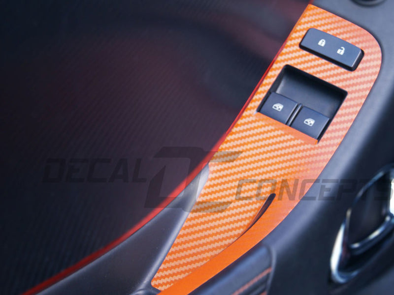 2012-15 Camaro - Door Control Panel Trim Accent Decal Kit