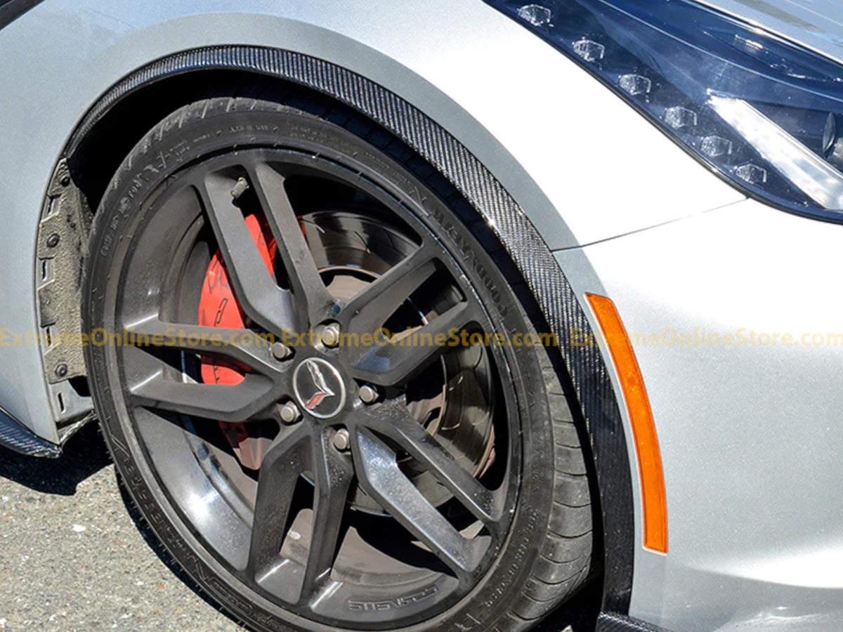 2014-19 Corvette - Front Fender Flares - Carbon Fiber