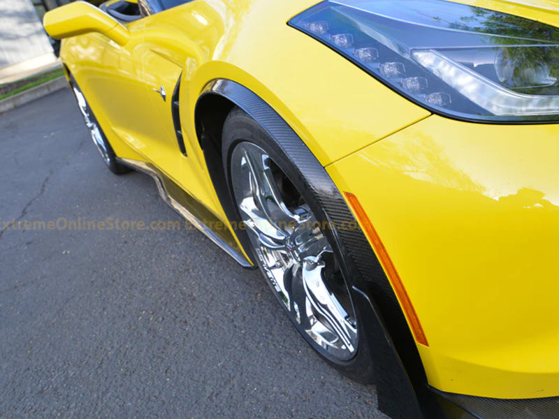 2014-19 Corvette - Front Fender Flares - Carbon Fiber