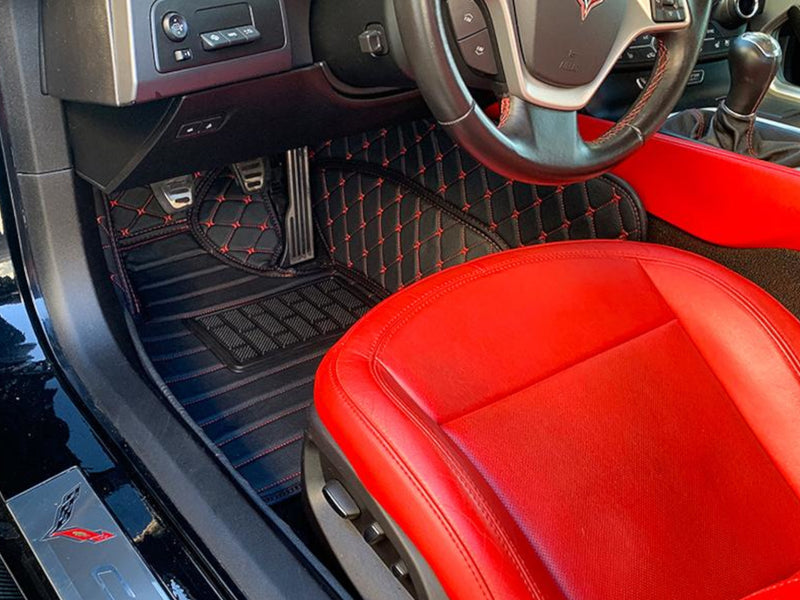 2014-19 Corvette - Floor Mats - Artificial Leather