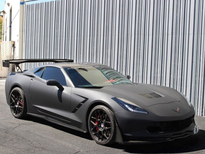 2014-19 Corvette - GTC-500 Adjustable Wing Spoiler - Carbon Fiber