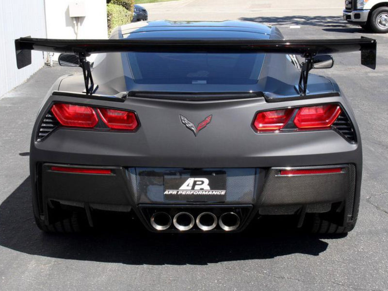 2014-19 Corvette - GTC-500 Adjustable Wing Spoiler - Carbon Fiber