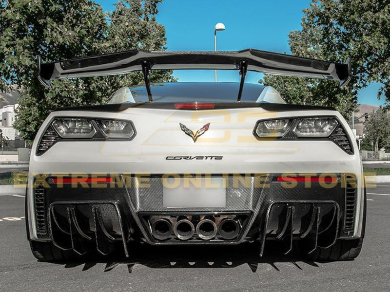 2014-19 Corvette - Performance Track Style Diffuser - Carbon Fiber