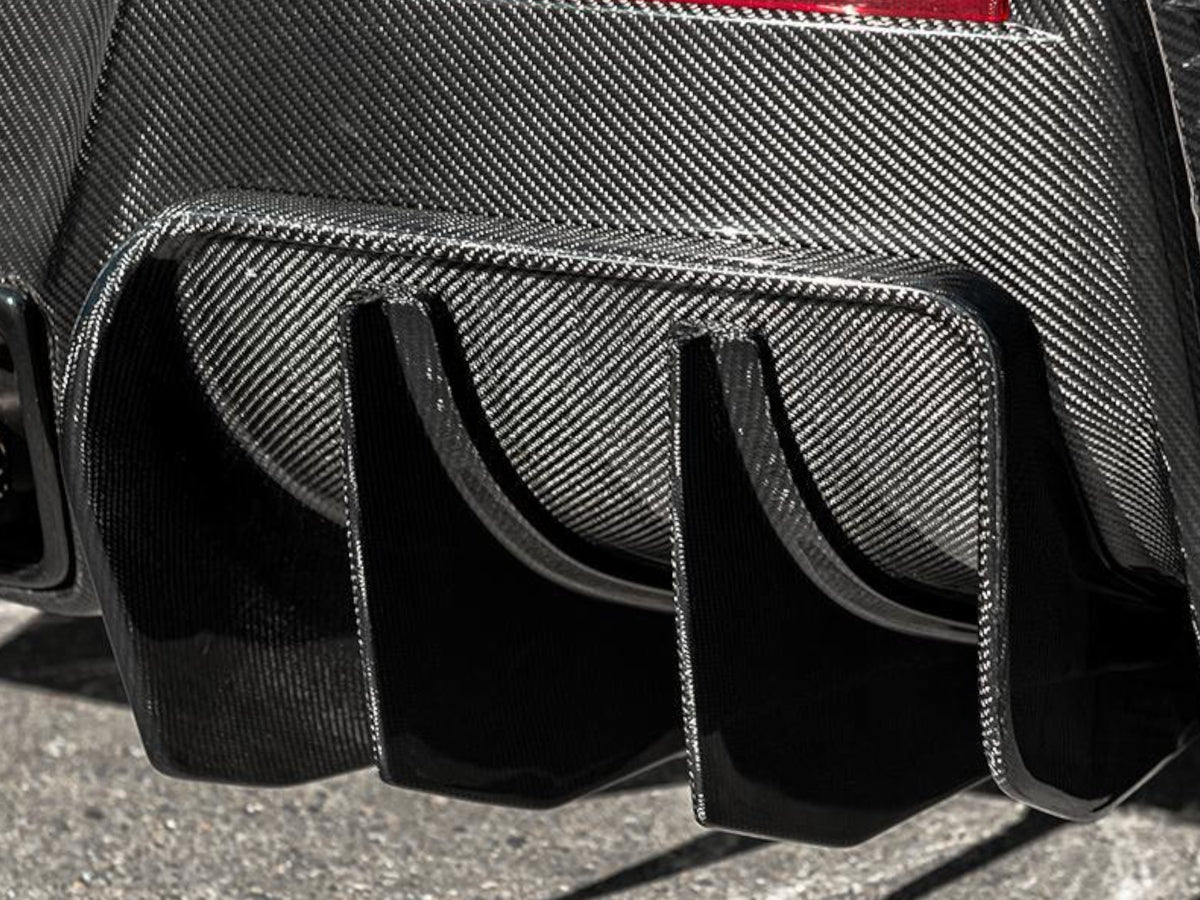 2014-19 Corvette - Performance Track Style Diffuser - Carbon Fiber