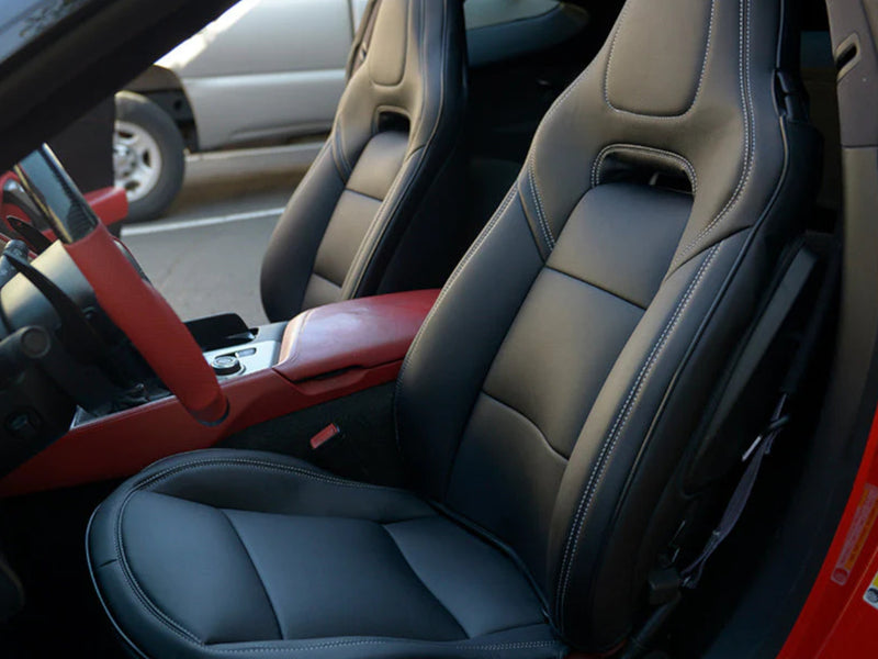 2014-19 Corvette - Seat Covers Front and Rear - Artificial Leather