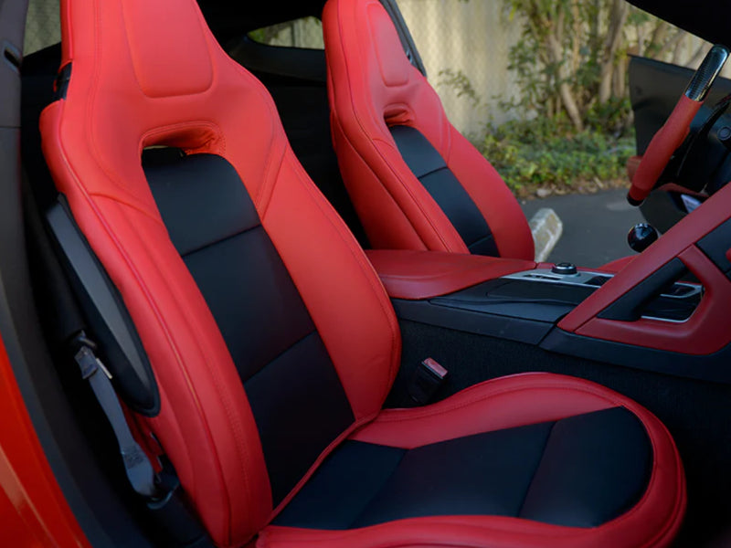 2014-19 Corvette - Seat Covers Front and Rear - Artificial Leather