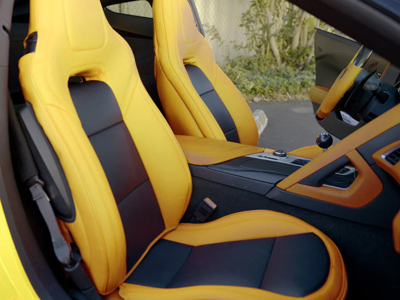 2014-19 Corvette - Seat Covers Front and Rear - Artificial Leather