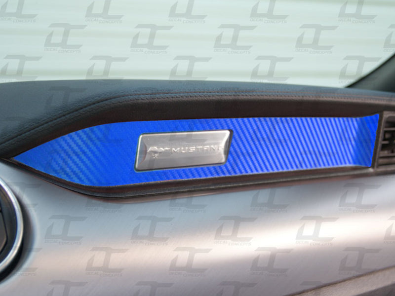 2015-23 Mustang - Passenger Dash Strip Accent Decal Kit