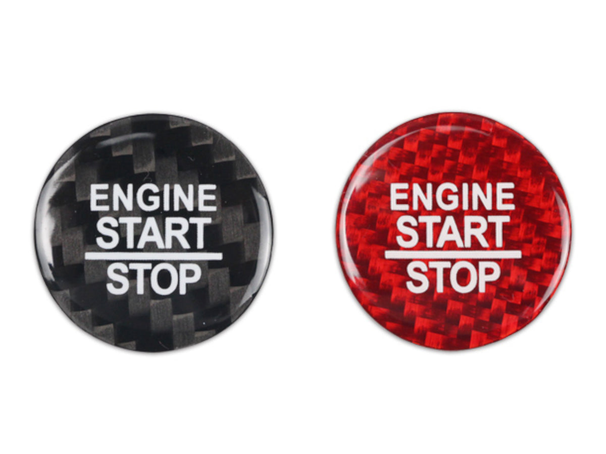 2015-23 Challenger Charger - Start/Stop Button Cover - Carbon Fiber