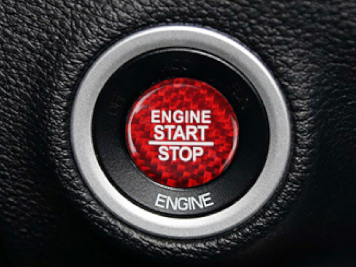 2015-23 Challenger Charger - Start/Stop Button Cover - Carbon Fiber