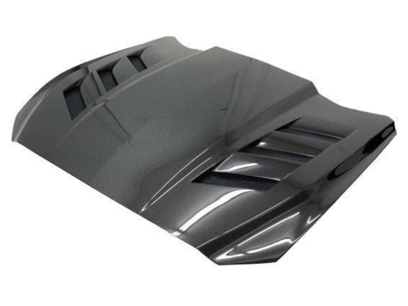 2015-23 Mustang - AMS Style Hood - Carbon Fiber