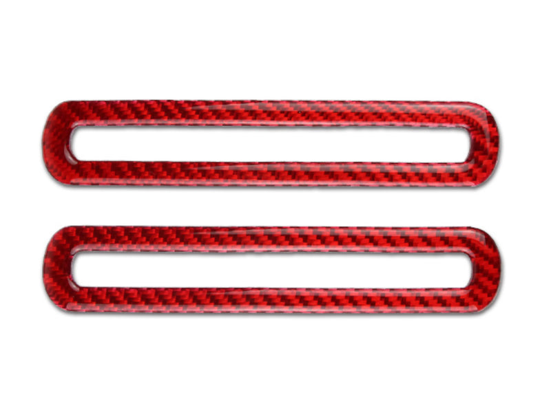 2015-23 Mustang - Door Vent Frame Overlay - Carbon Fiber