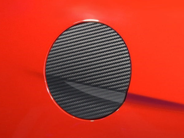 2015-23 Mustang - Fuel Door Cover - Carbon Fiber