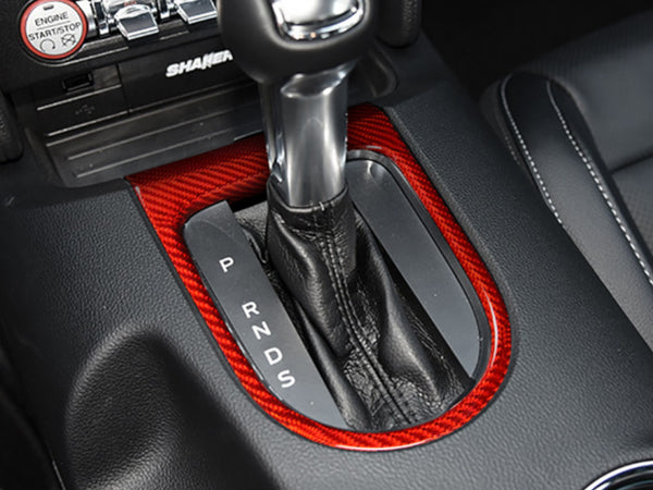 2015-23 Mustang - Automatic Gear Shift Frame Cover - Carbon Fiber