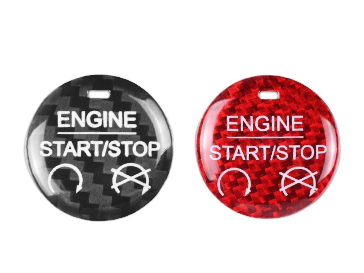 2015-23 Mustang - Start/Stop Button Cover - Carbon Fiber