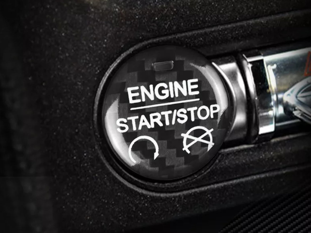 2015-23 Mustang - Start/Stop Button Cover - Carbon Fiber