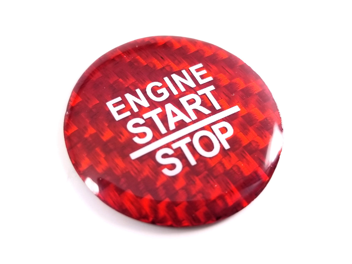 2015-23 Challenger Charger - Start/Stop Button Cover - Carbon Fiber